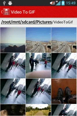 Video To GIF android App screenshot 0