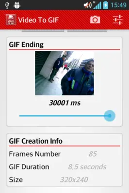 Video To GIF android App screenshot 1