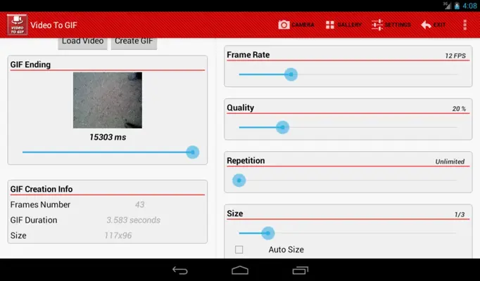 Video To GIF android App screenshot 5