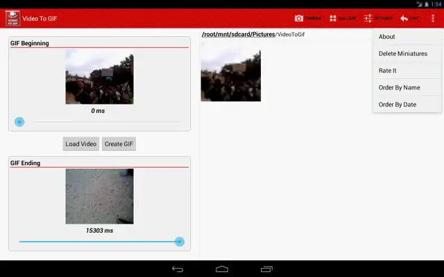 Video To GIF android App screenshot 6