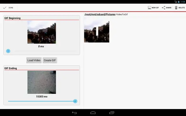 Video To GIF android App screenshot 7