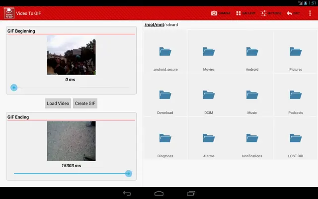 Video To GIF android App screenshot 8